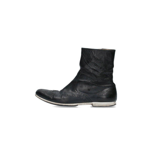 NUMBER (N)INE 2002 S/S Boots Black White Size 8