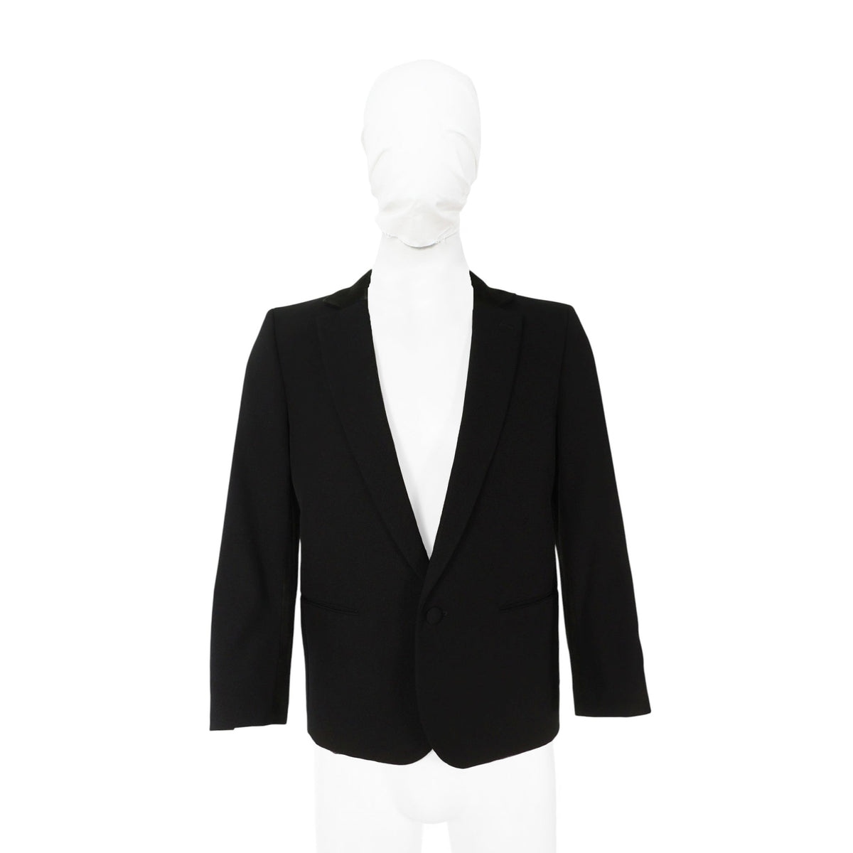 NUMBER (N)INE Black Wool Leather Jacket Size 2