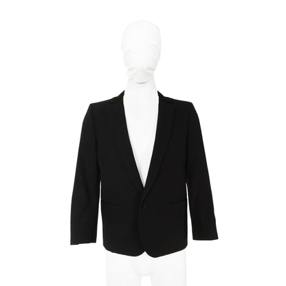 NUMBER (N)INE Black Wool Leather Jacket Size 2