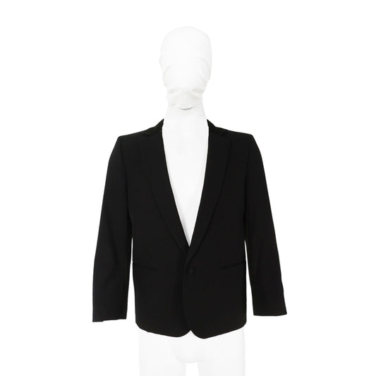 NUMBER (N)INE Black Wool Leather Jacket Size 2