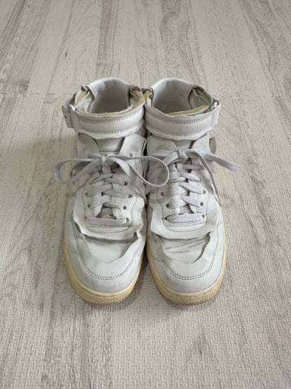 Vintage Comme des Garcons Shoes - NIKE ÁECOMME des GARCONS Air Force 1 Mid White US7 - Authentic Archive