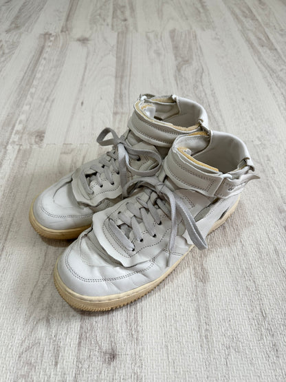 Vintage Comme des Garcons Shoes - NIKE ÁECOMME des GARCONS Air Force 1 Mid White US7 - Authentic Archive