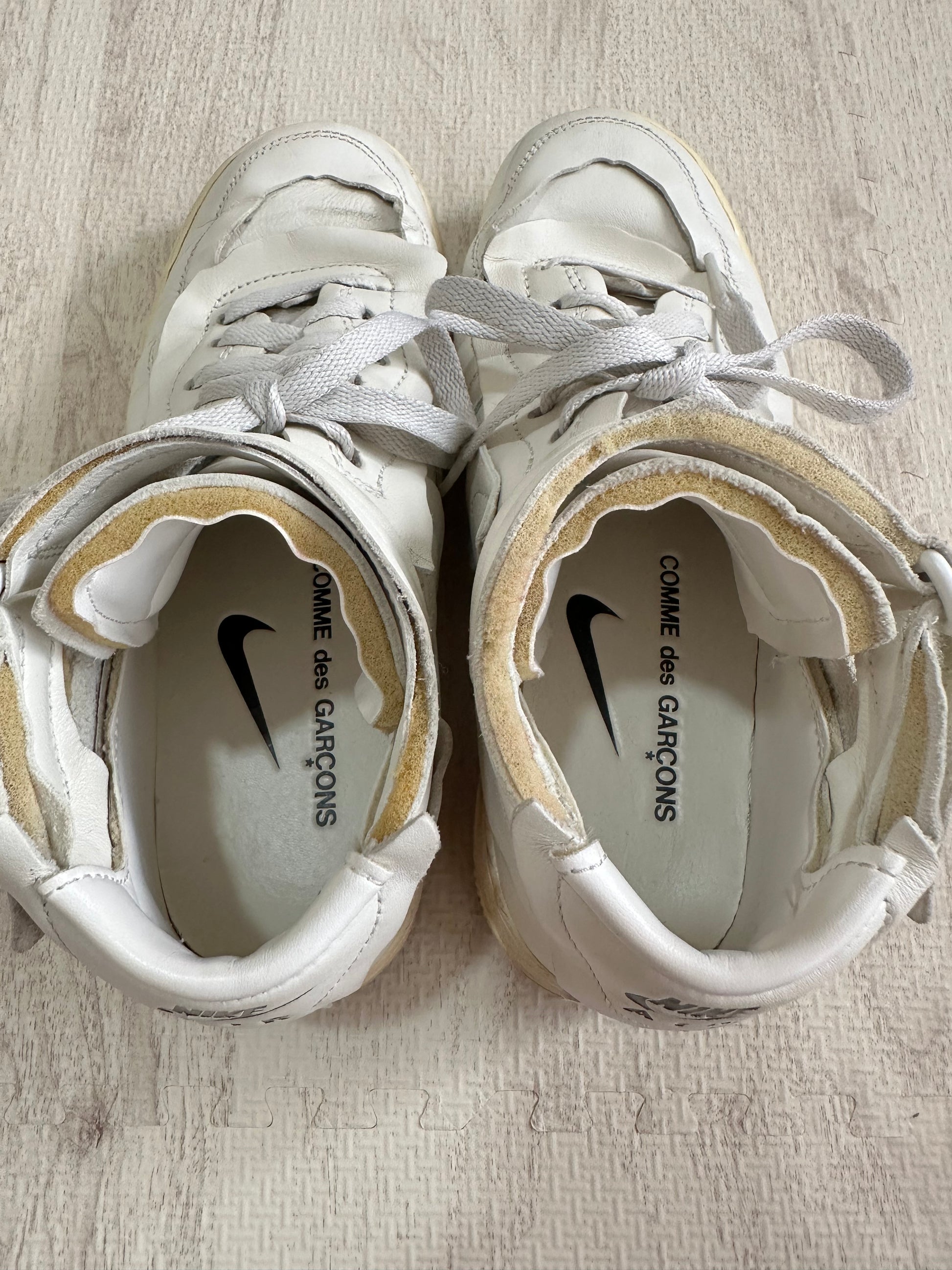 Comme des Garcons - NIKE × COMME des GARCONS Air Force 1 Mid White US7