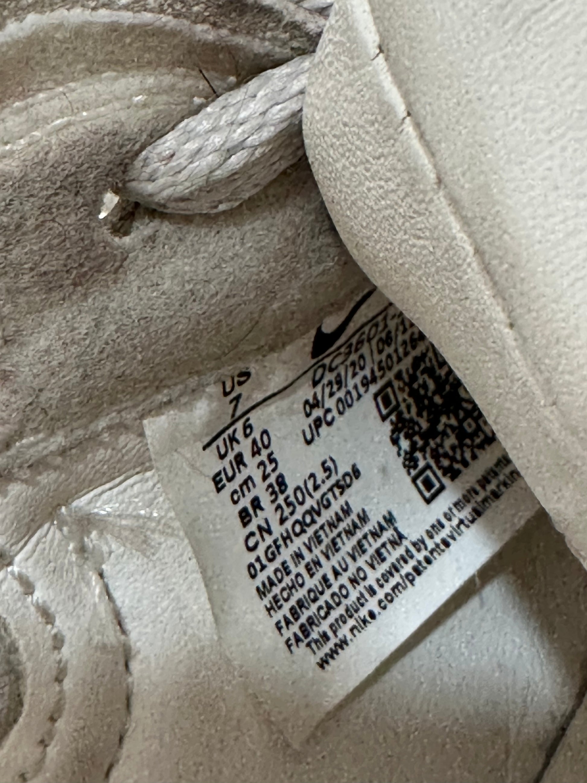 Comme des Garcons - NIKE × COMME des GARCONS Air Force 1 Mid White US7