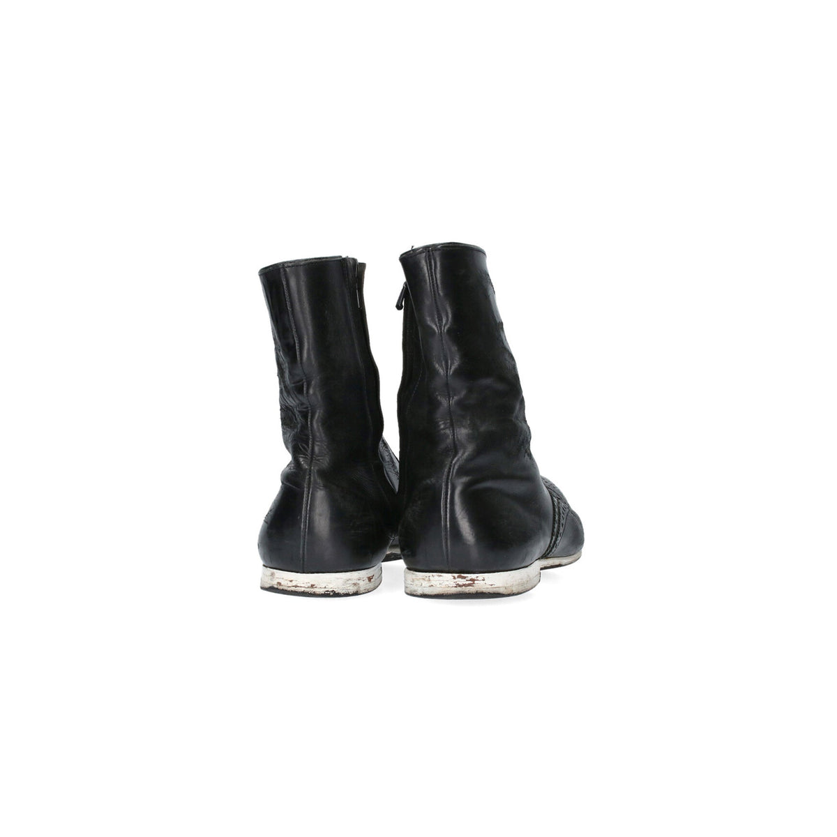 NUMBER (N)INE 2002 S/S Boots Black White Size 8