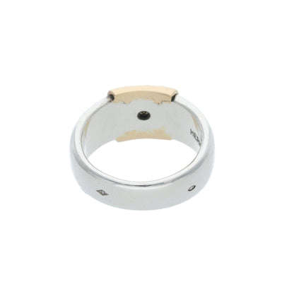 Hermes HERMÈS 1990s Silver Gold Ring