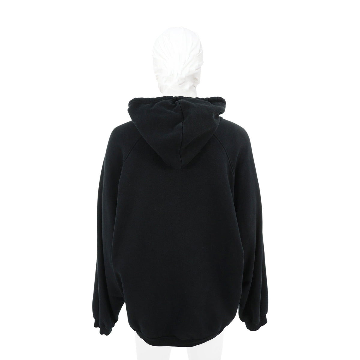RAF SIMONS 2001 A/W Cotton Hoodie Black White