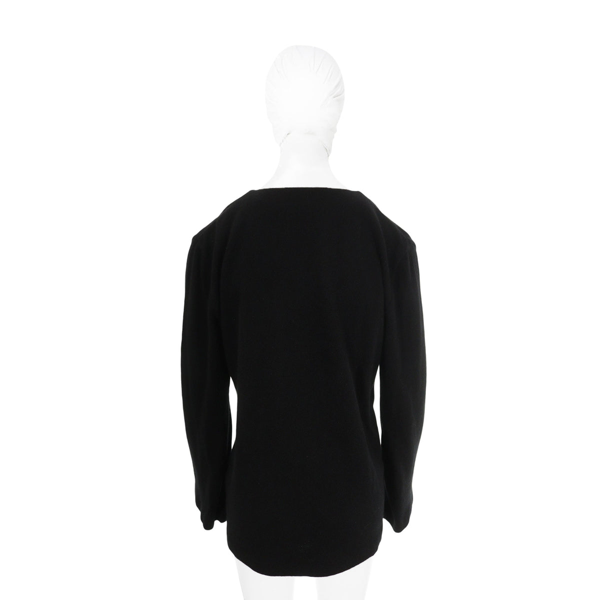 VERONIQUE BRANQUINHO Black Wool Angora Sweater Size 38