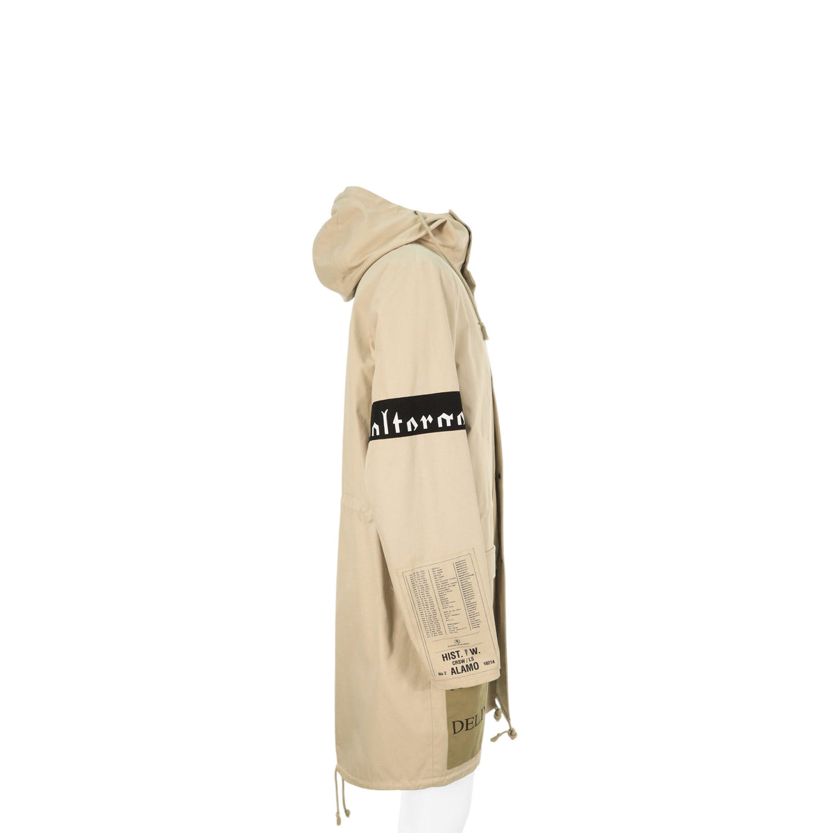 RAF SIMONS 2005 A/W Beige Cotton Coat Size 44
