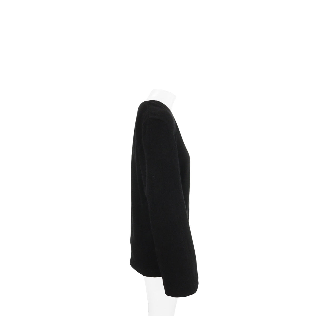 VERONIQUE BRANQUINHO Black Wool Angora Sweater Size 38