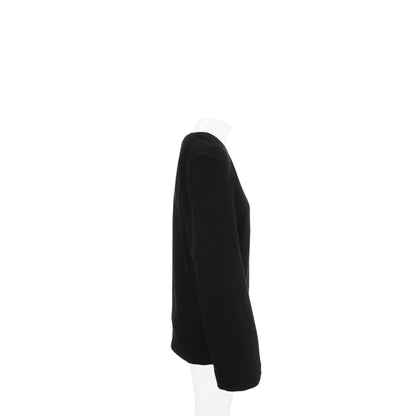 VERONIQUE BRANQUINHO Black Wool Angora Sweater Size 38