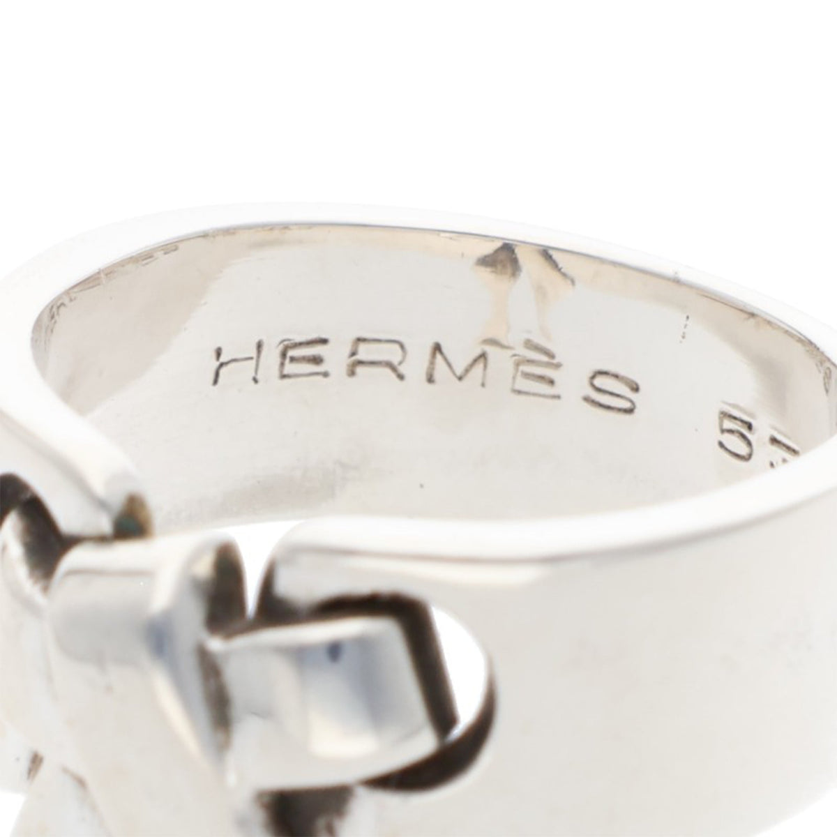 Hermes HERMÈS Sterling Silver Ring Silver