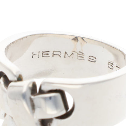 Hermes HERMÈS Sterling Silver Ring Silver