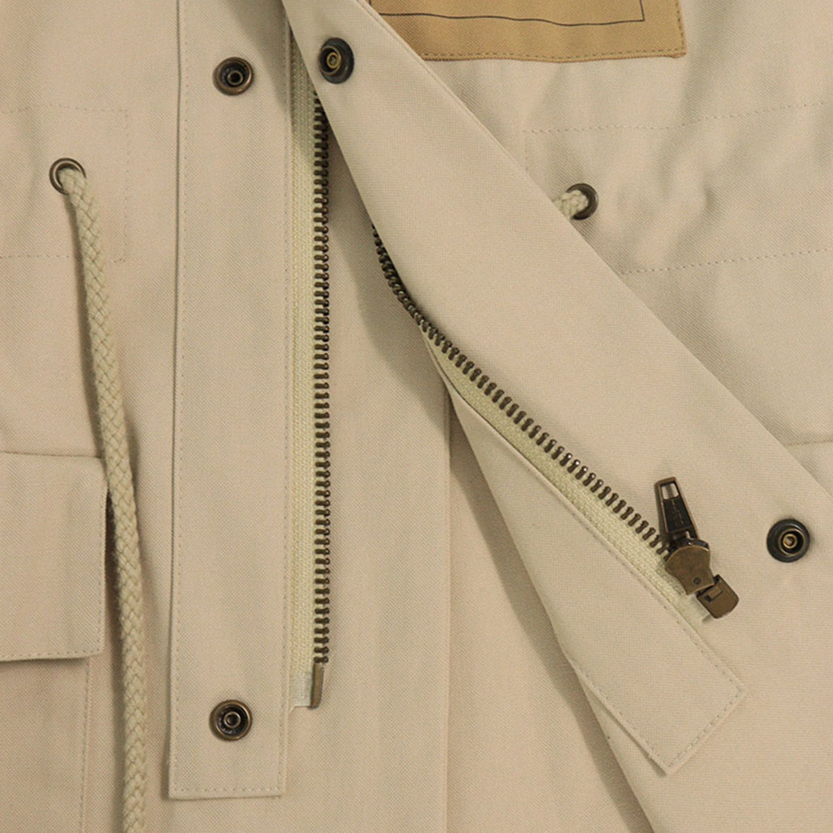 RAF SIMONS 2005 A/W Beige Cotton Coat Size 44
