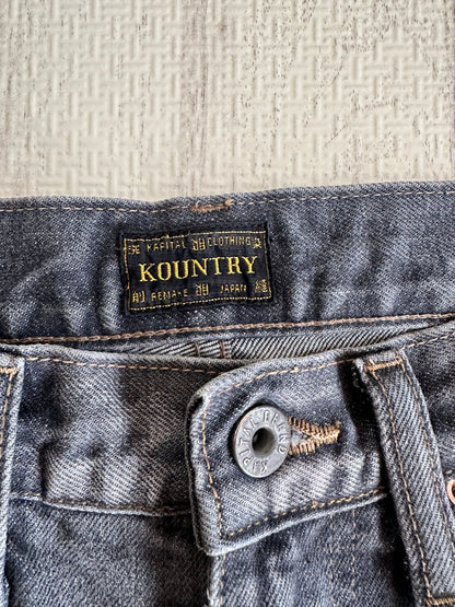 Vintage Kapital Bottoms - Kapital Bone Denim Shirts Size 32 - Authentic Archive