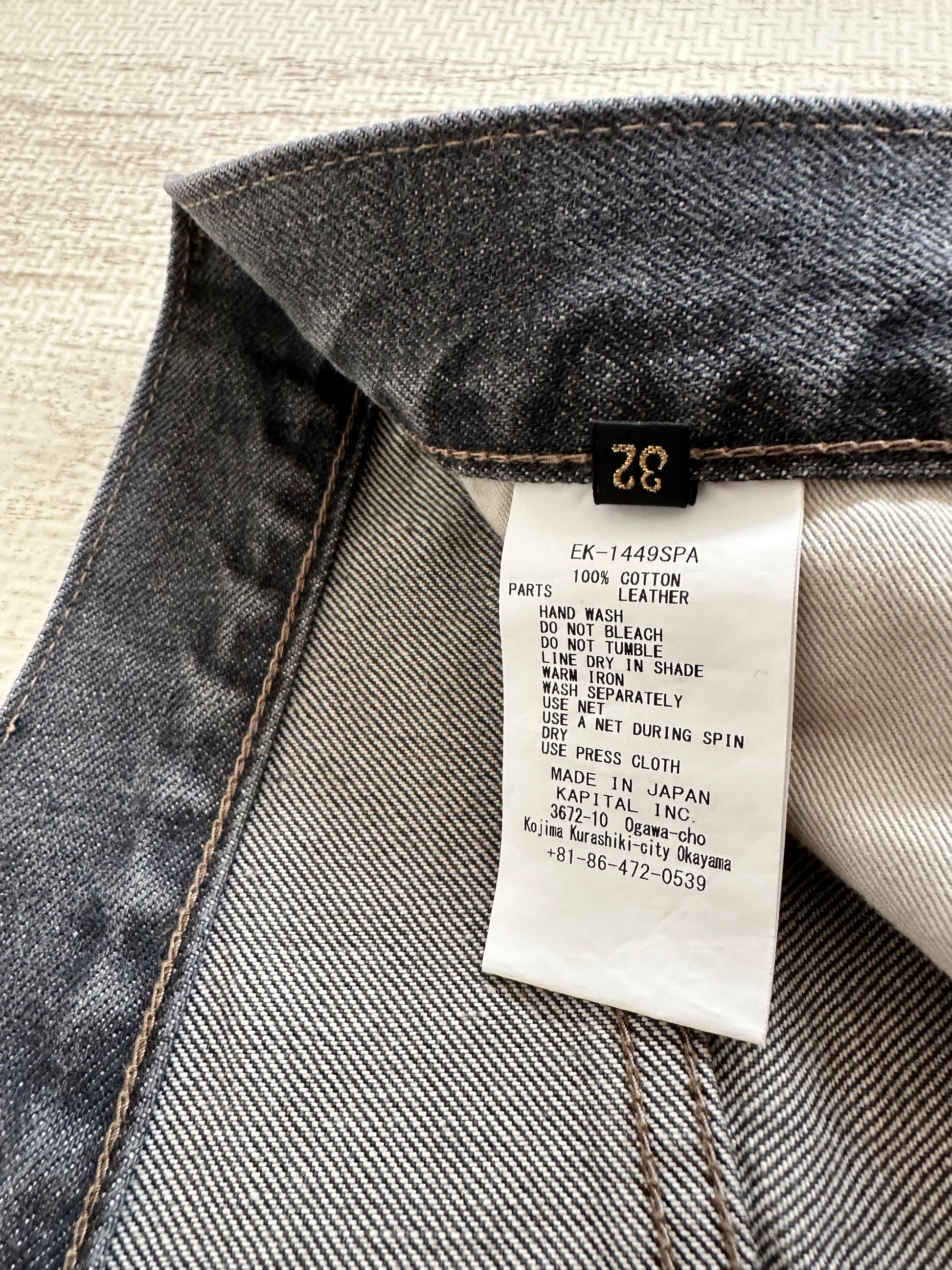 Kapital - Kapital Bone Denim Shirts Size 32