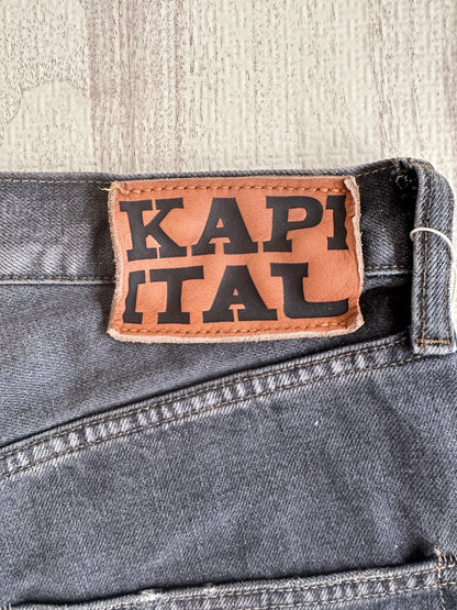 Vintage Kapital Bottoms - Kapital Bone Denim Shirts Size 32 - Authentic Archive