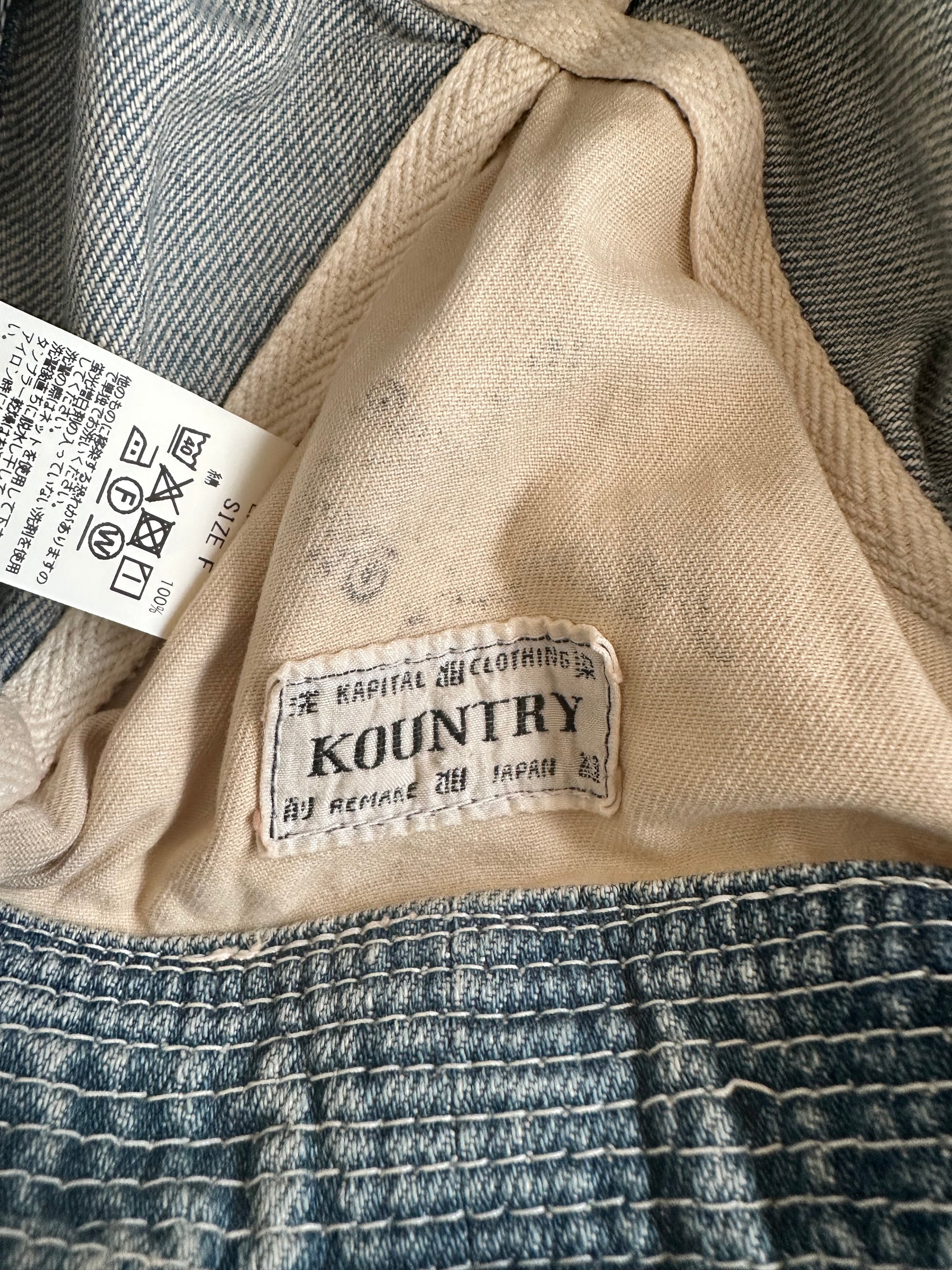 Kapital - Kapital 11.5Oz Denim Old Man And Sea HAT