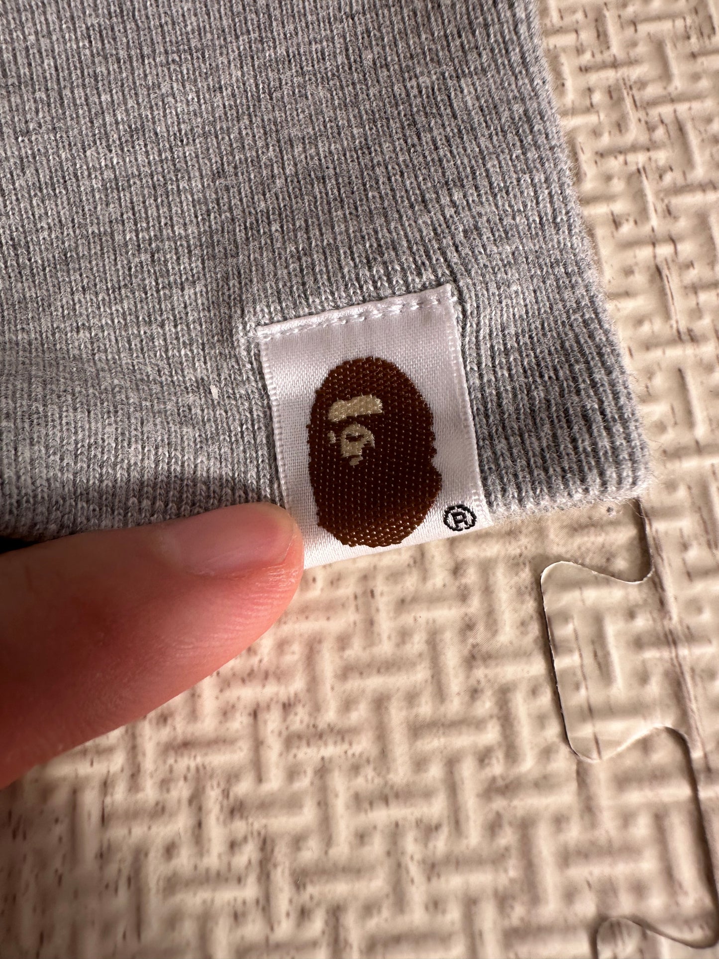 Bape - A Bathing Ape Shark Hoodie Gray Size L