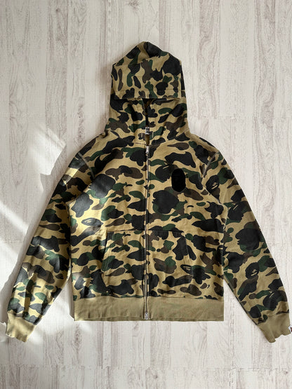 Vintage Bape Tops - A BATHING APE camo zip hoodie XL - Authentic Archive