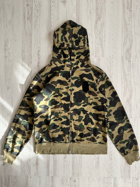 Bape - A BATHING APE camo zip hoodie XL