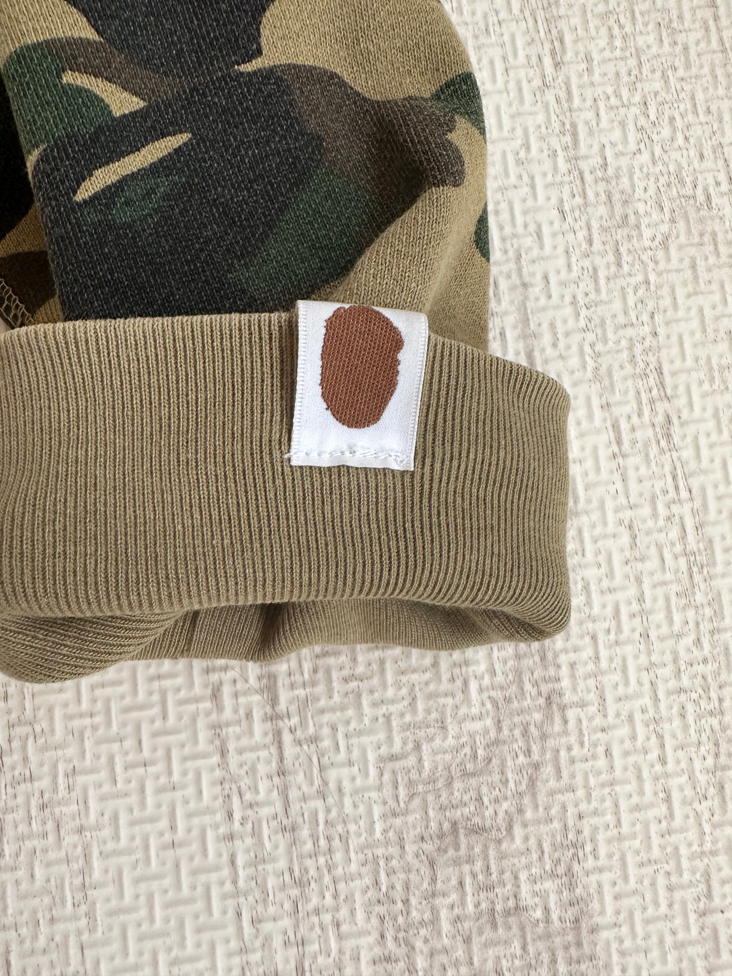 Bape - A BATHING APE camo zip hoodie XL