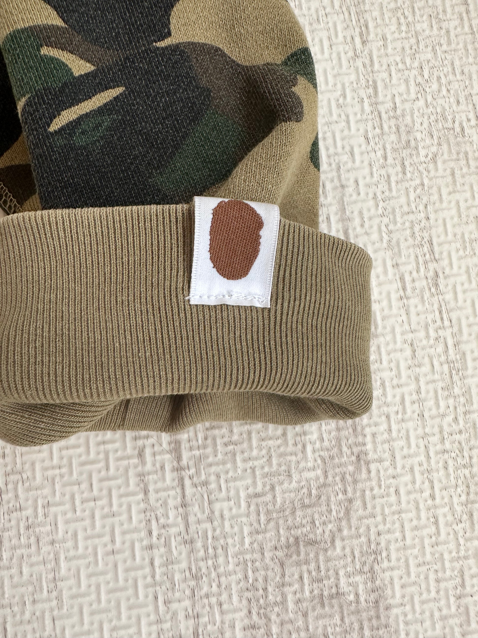 Bape - A BATHING APE camo zip hoodie XL