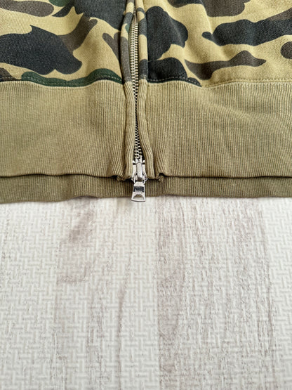 Vintage Bape Tops - A BATHING APE camo zip hoodie XL - Authentic Archive