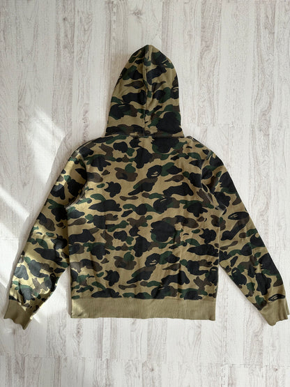 Vintage Bape Tops - A BATHING APE camo zip hoodie XL - Authentic Archive