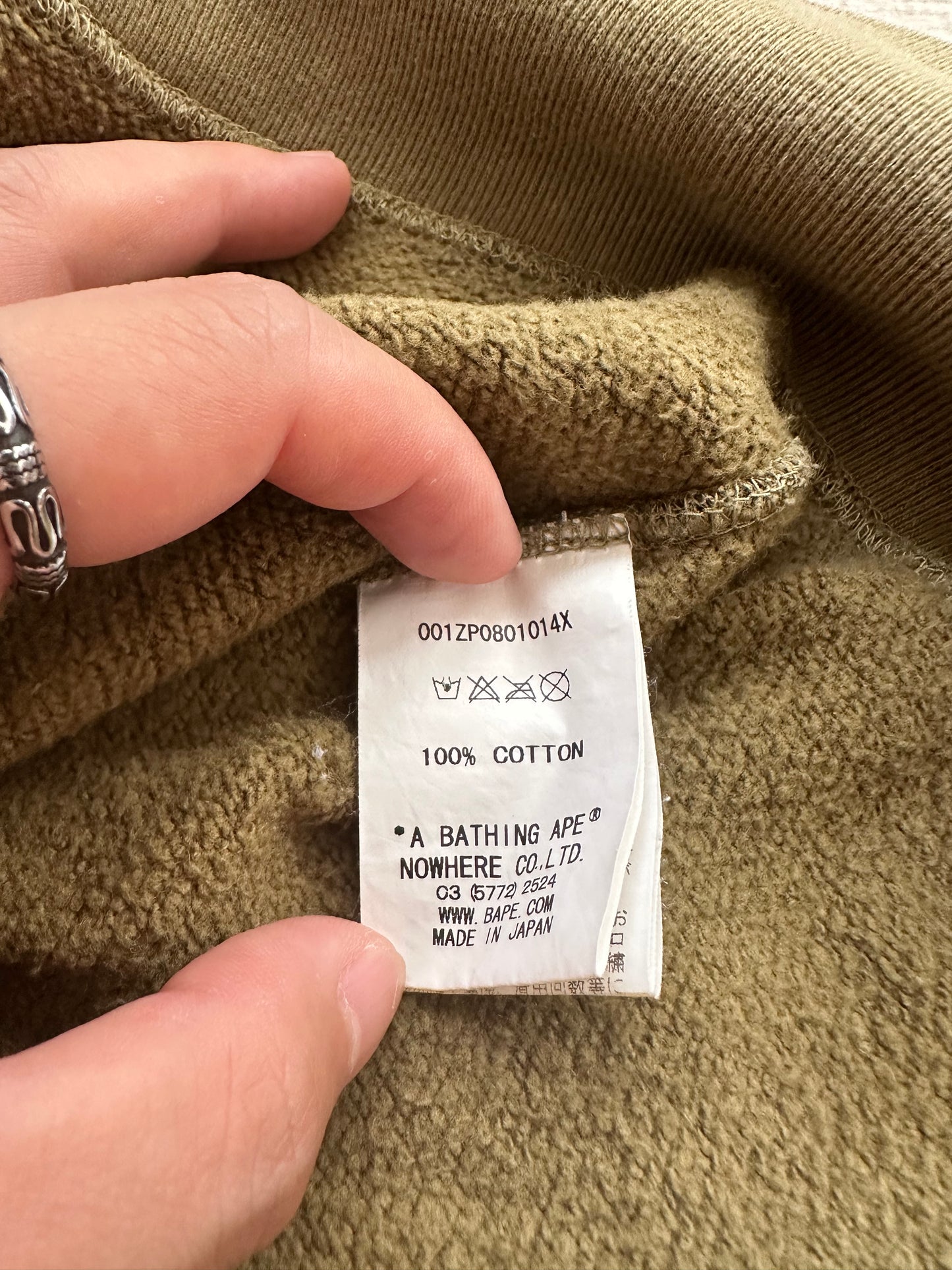 Bape - A BATHING APE camo zip hoodie XL