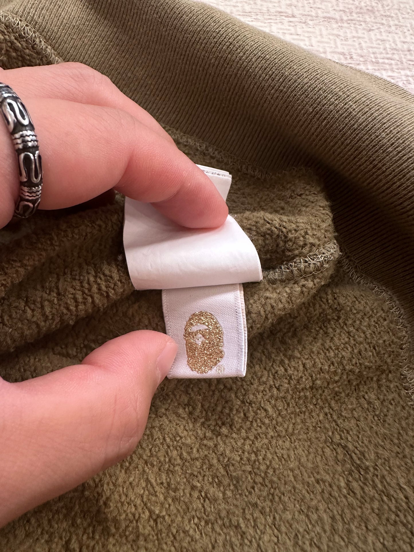 Bape - A BATHING APE camo zip hoodie XL