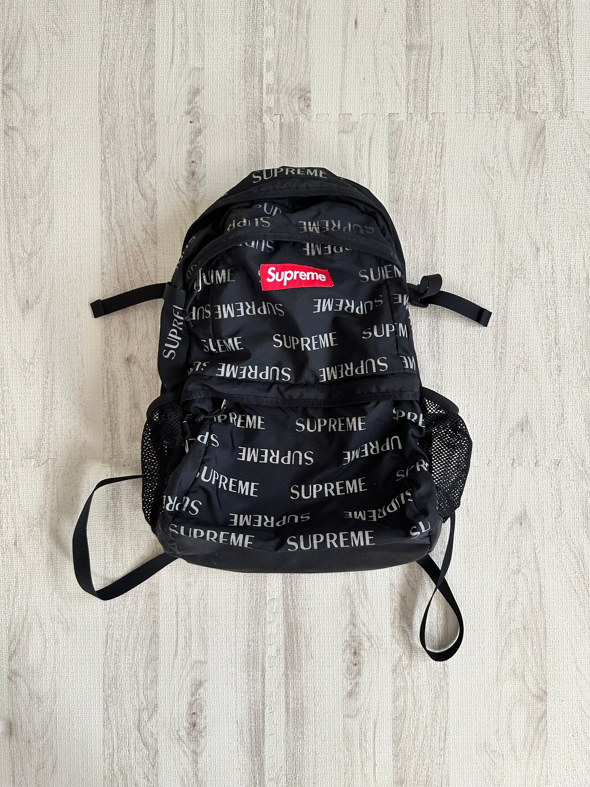 Supreme - SUPREME backpack box-logo all-over black One Size