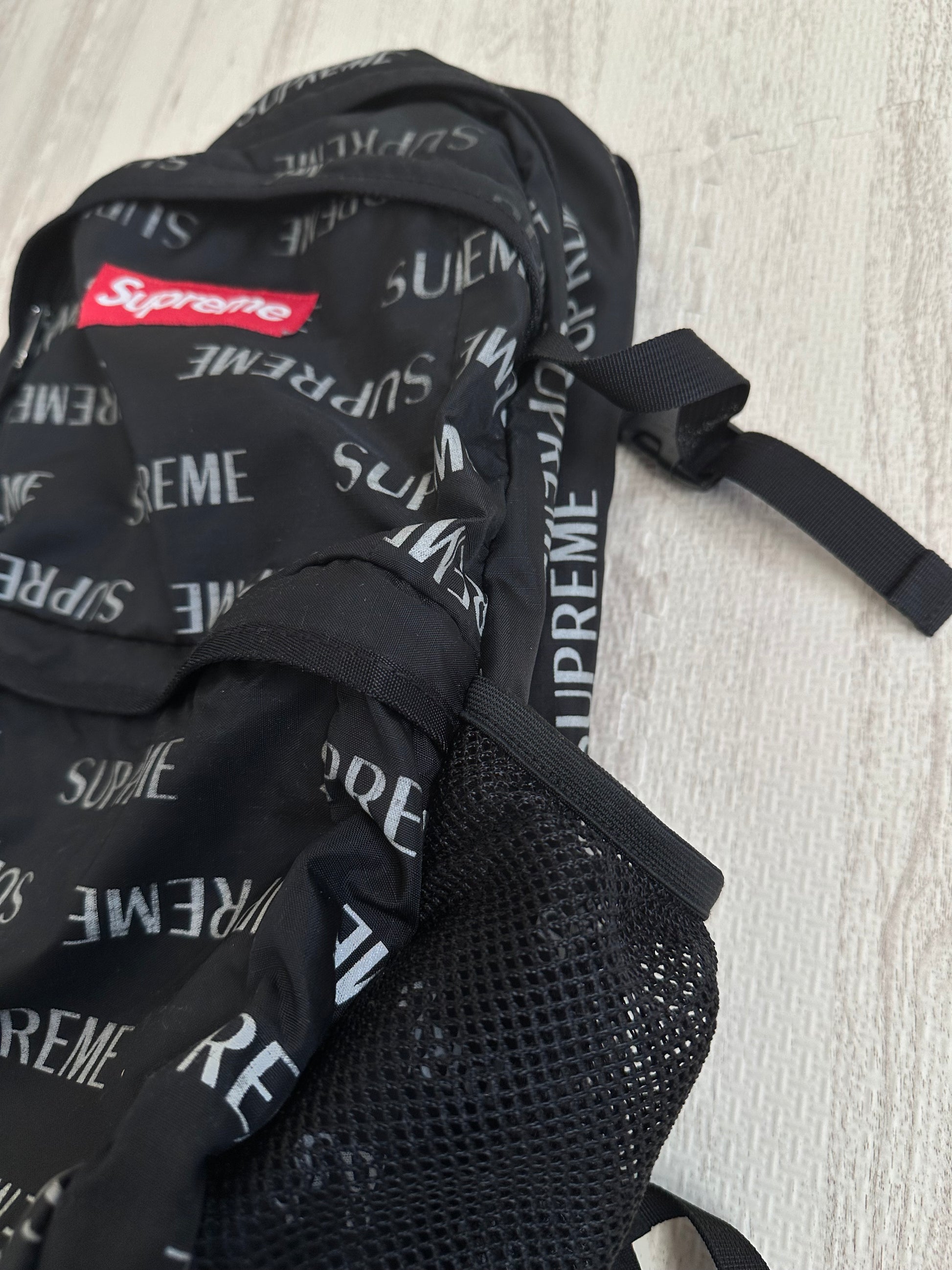Supreme - SUPREME backpack box-logo all-over black One Size