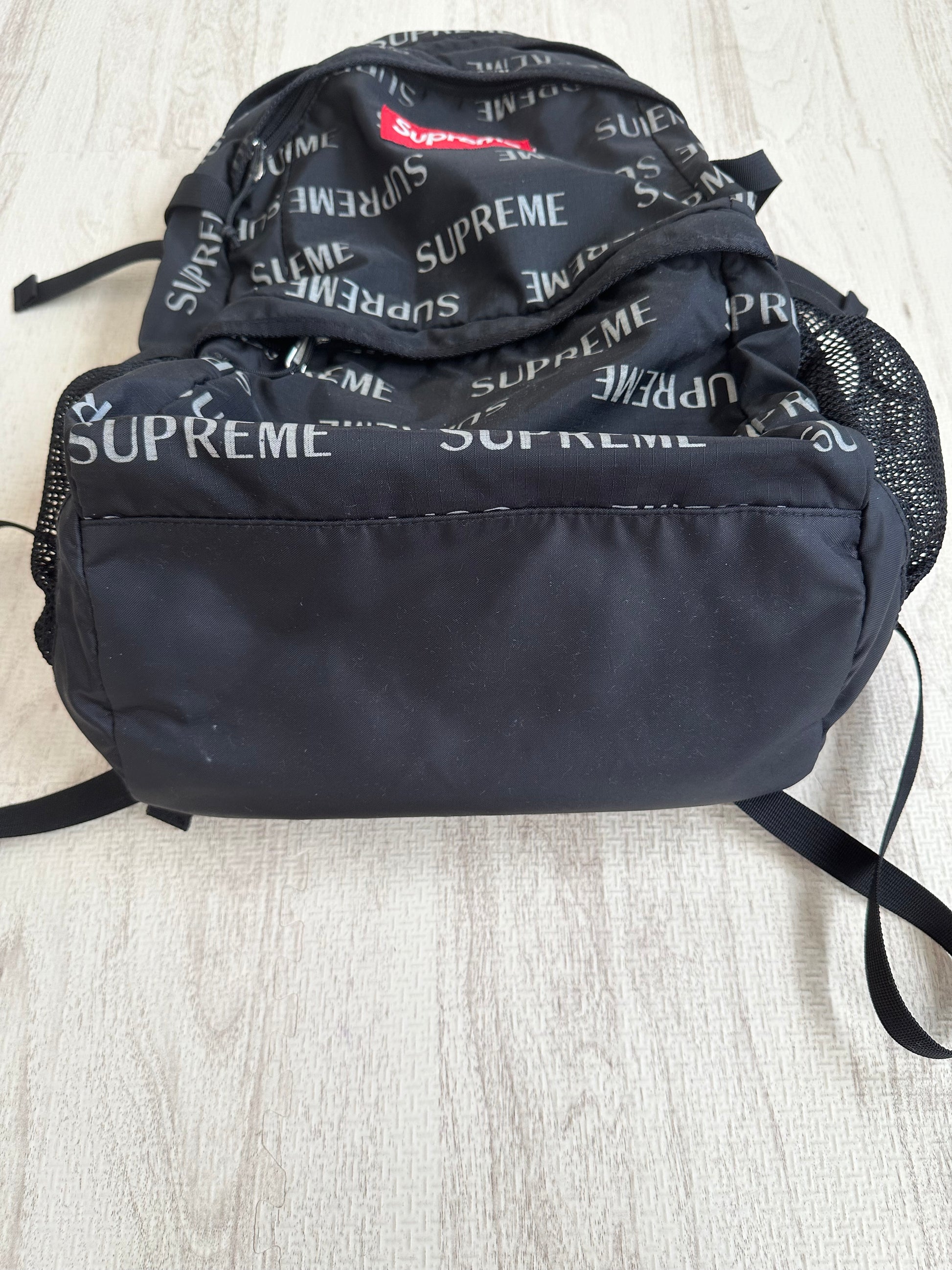 Supreme - SUPREME backpack box-logo all-over black One Size