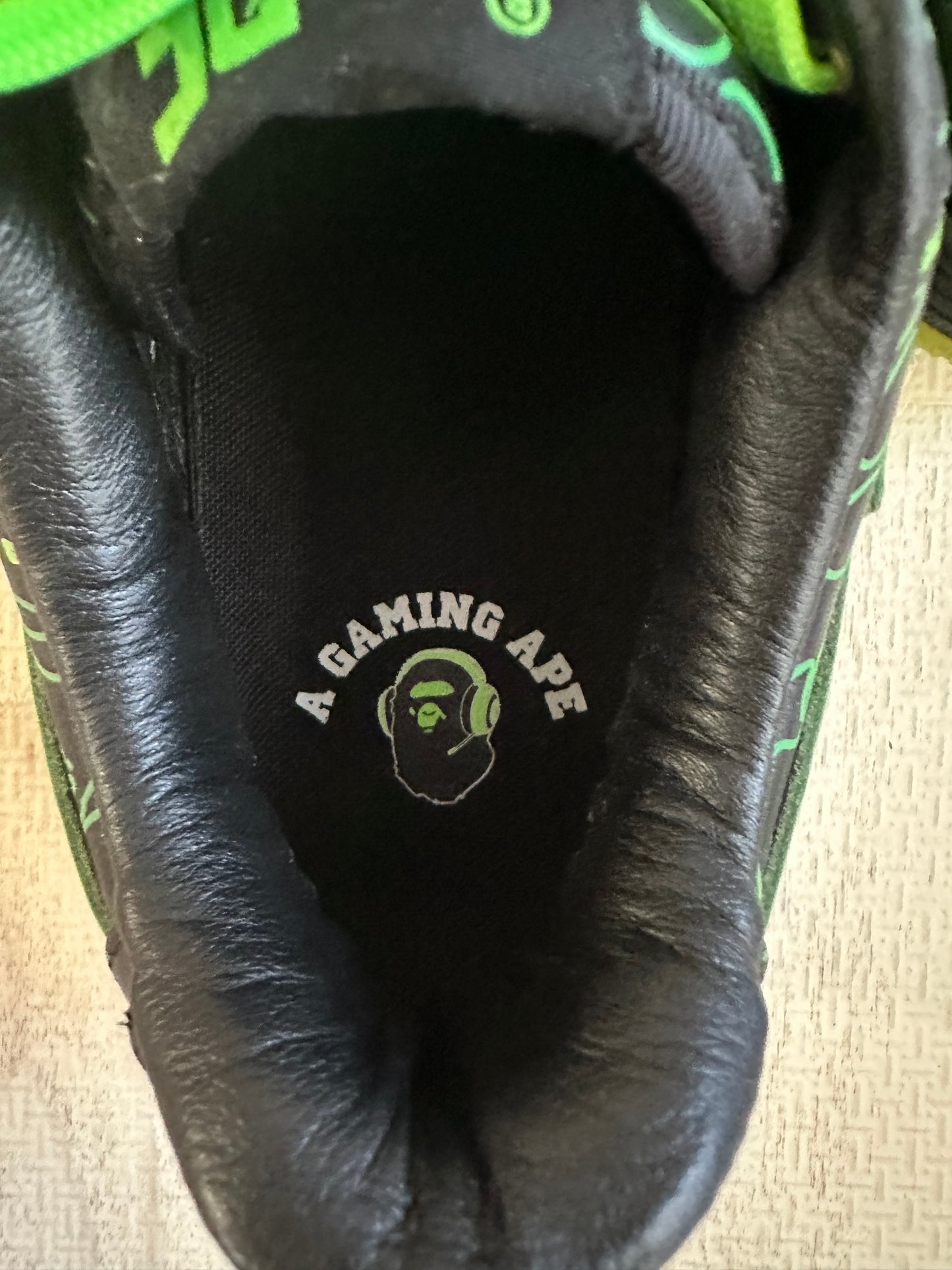 A BATHING APE x RAZER BAPESTA Graphic Print Sneaker US