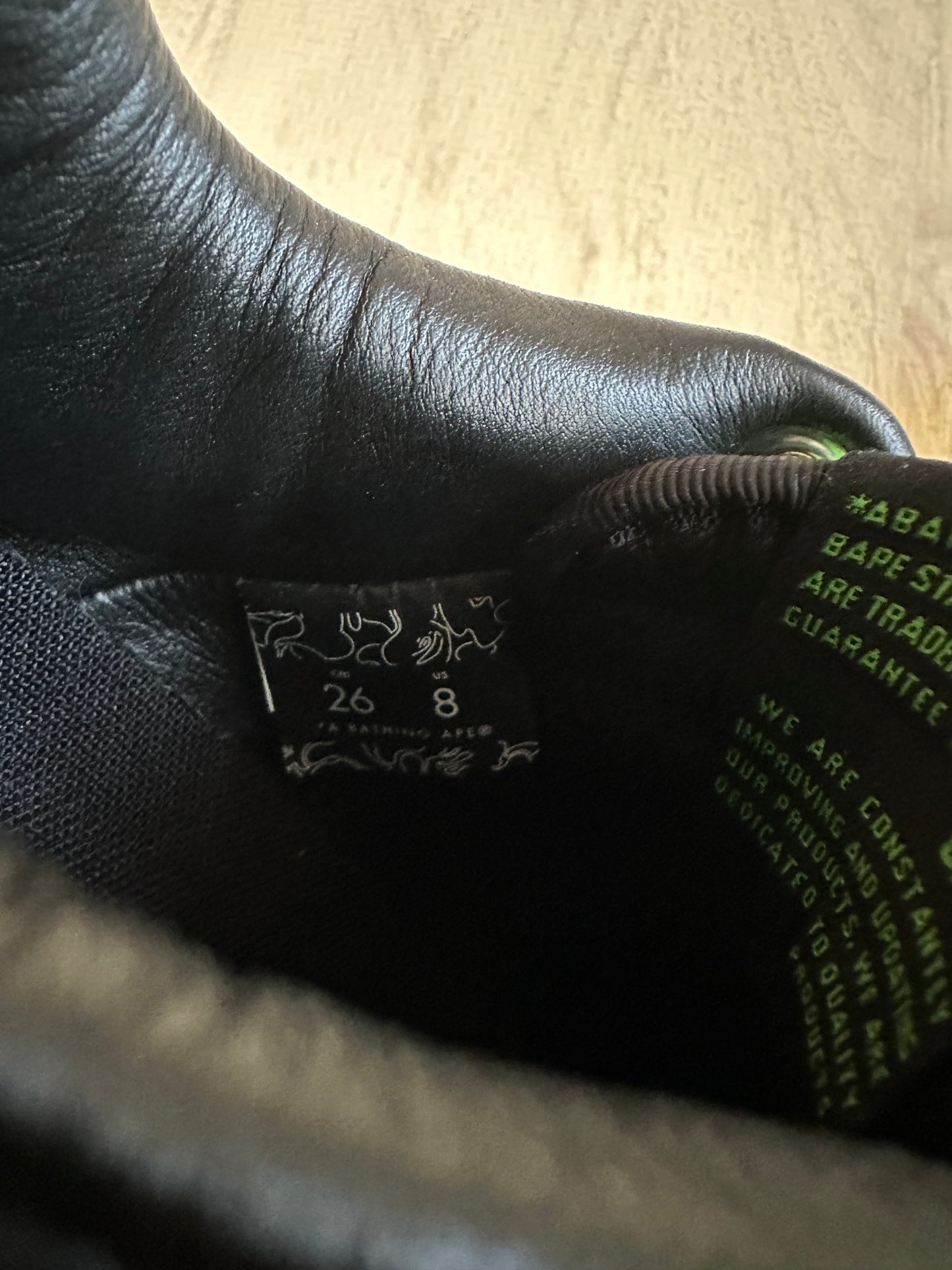 A BATHING APE x RAZER BAPESTA Graphic Print Sneaker US