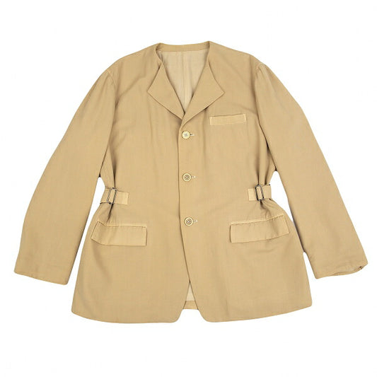 Yohji Yamamoto POUR HOMME Garment Dyed Jacket Beige Size M
