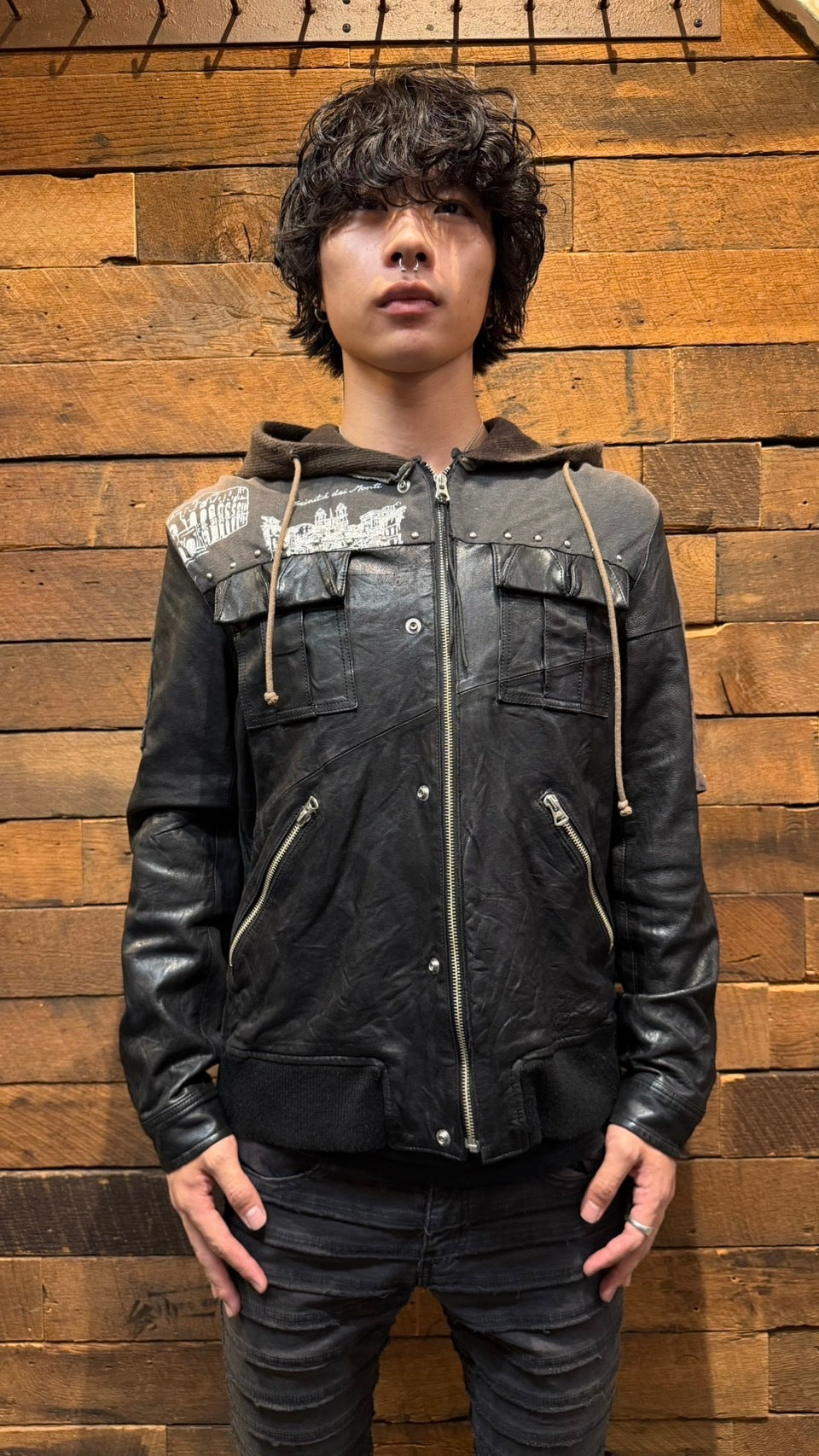 Undercover Black "One Off" Long Sleeve Top