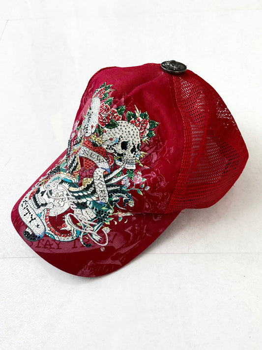 Edhardy Skull Design Cap Size F