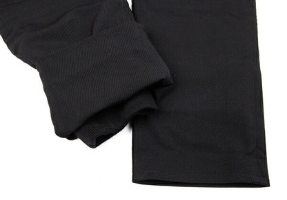 Yohji Yamamoto POUR HOMME FW04 Black Rib Wool Pants Size 3