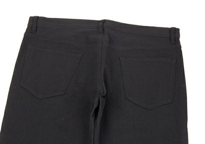 Yohji Yamamoto POUR HOMME FW04 Black Rib Wool Pants Size 3