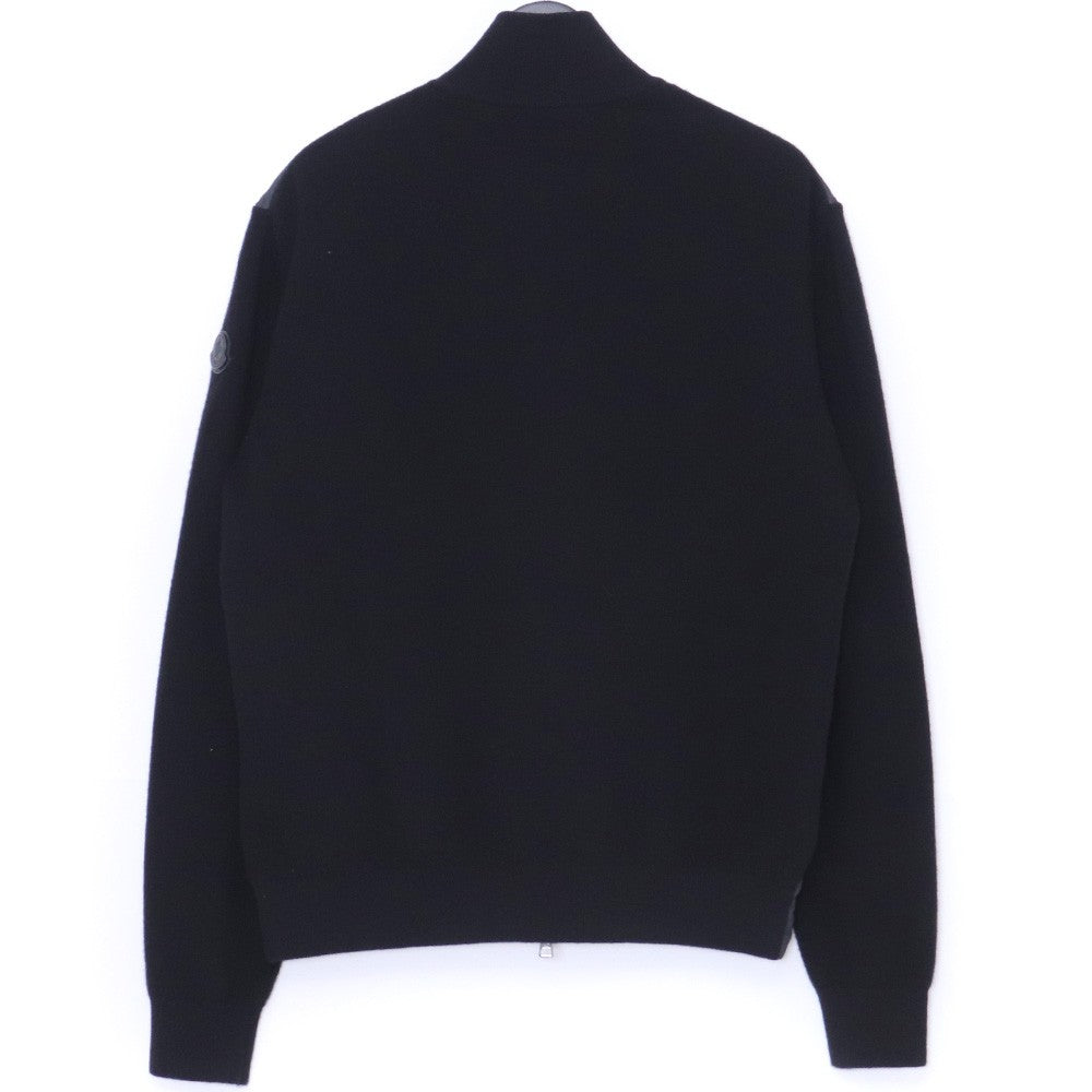 MONCLER 24SS Cashmere Blend Knit Down Jacket Black Size L