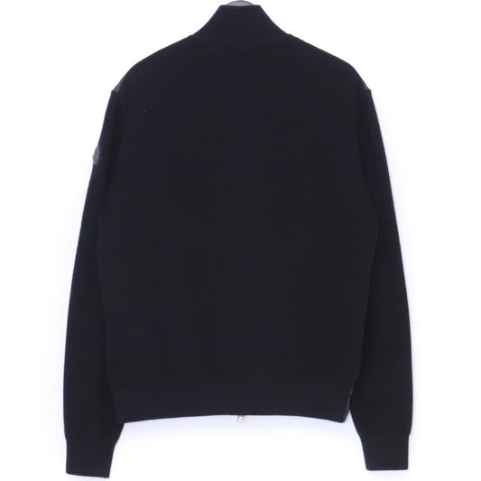 MONCLER 24SS Cashmere Blend Knit Down Jacket Black Size L