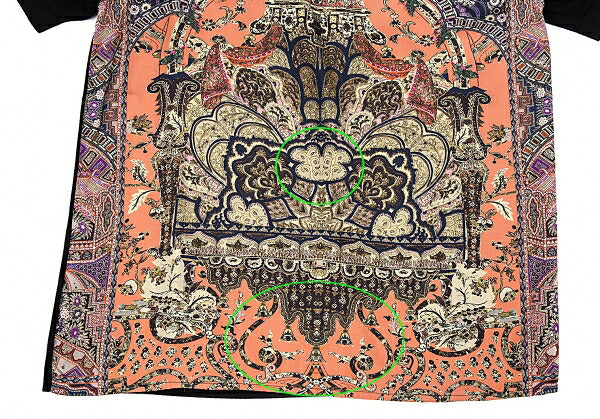 ETRO Silk Paisley Patchwork Knit Sweater Size 44