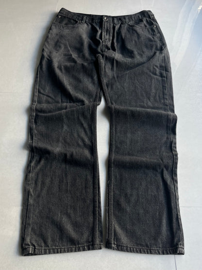 Sean John Black Wide Denim Jeans Size 40