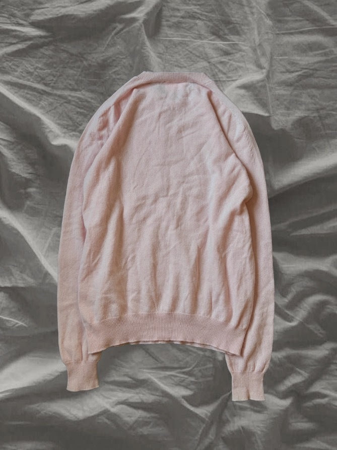 JIL SANDER AW19 Cashmere Crew Neck Sweater Pink Size 36