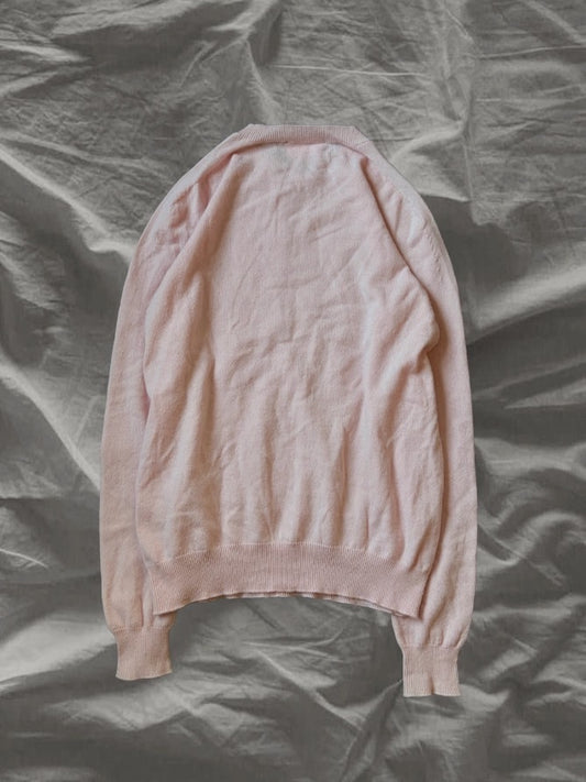 JIL SANDER AW19 Cashmere Crew Neck Sweater Pink Size 36