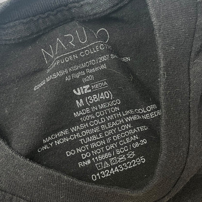 Naruto T-Shirt Black Size M