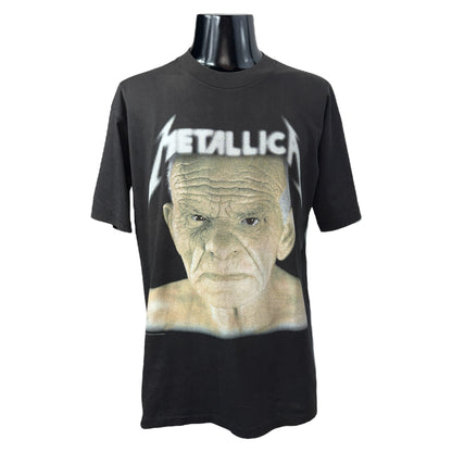 Metallica 90s Enter Sandman Off to Never Land Tour '91-'92 T-Shirt Size L