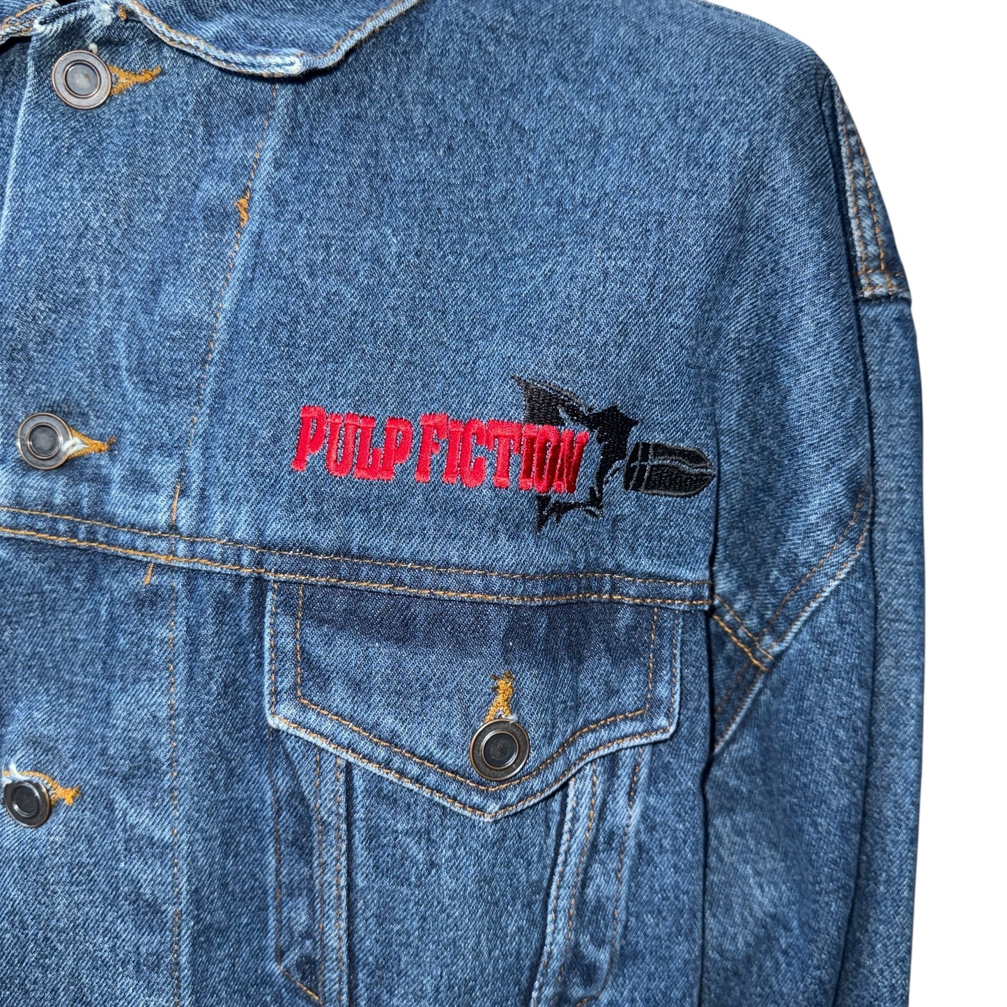 PULP FICTION 90s Denim Jacket Size XL